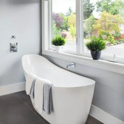 Bevel - Matte White Bathtub