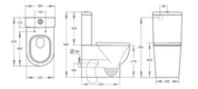 Pola – Back-to-Wall Toilet Suite (KDK005)