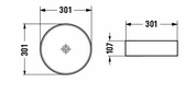 Luna - Above Counter Round Basin