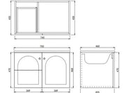 Chester - Wall Hung Vanity