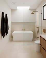 Avis – Matte White Corner Back-to-Wall Bathtub