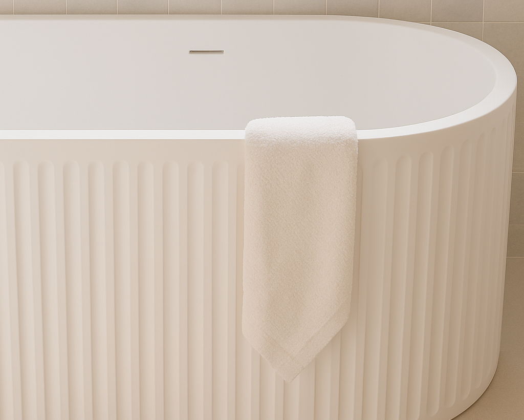 Cascade – Solid Surface Freestanding Bathtub