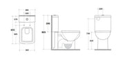 Cubo – Closed Couple Toilet Suite (KDK006)