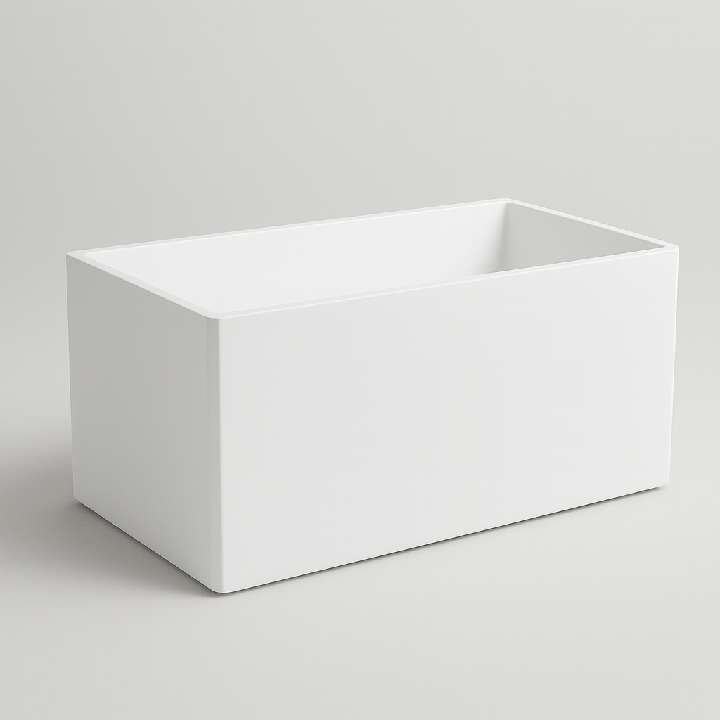 Theo – Matte White Multifit Freestanding Bathtub