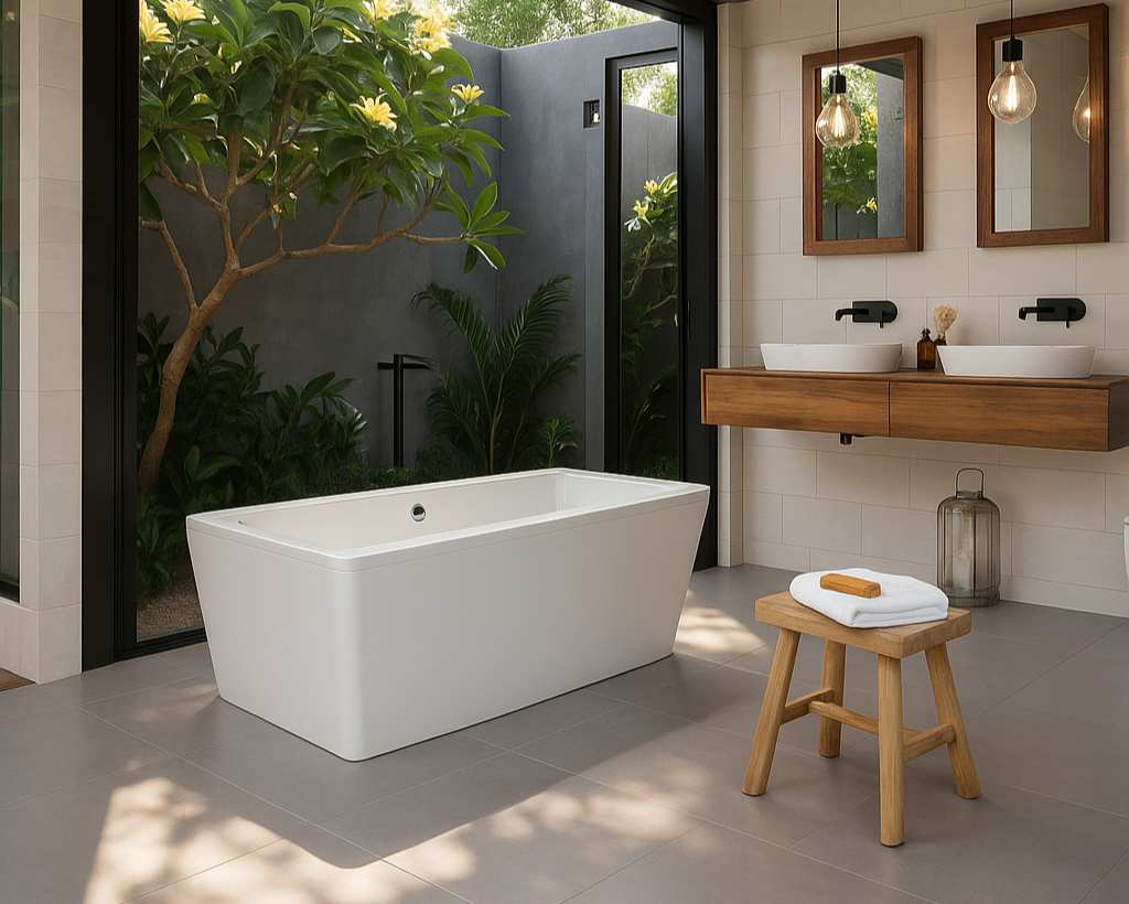 Dunton – Gloss White Drop In Bathtub