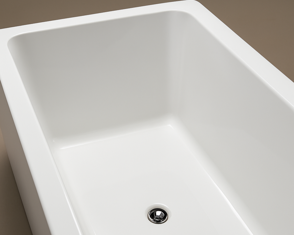 Dunton – Gloss White Drop In Bathtub