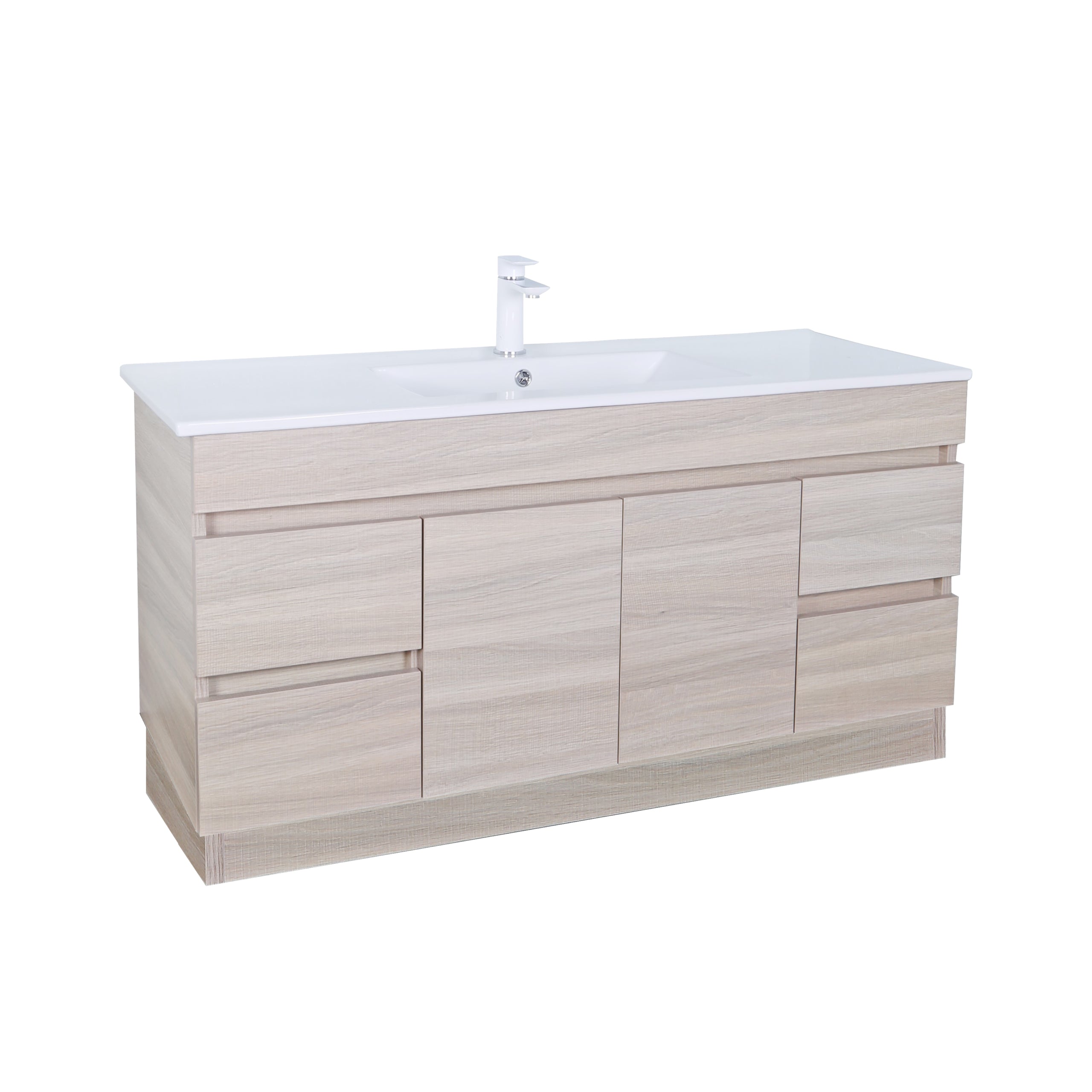 EV Series Wall Hung Vanity with Ceramic Top