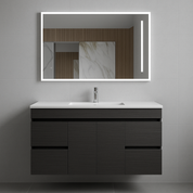 EV Series Wall Hung Vanity with Ceramic Top