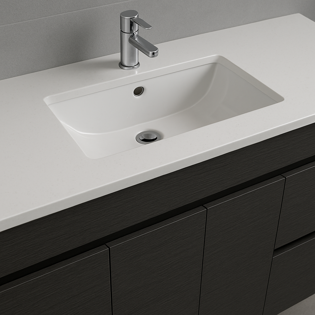 EV Series Wall Hung Vanity with Ceramic Top