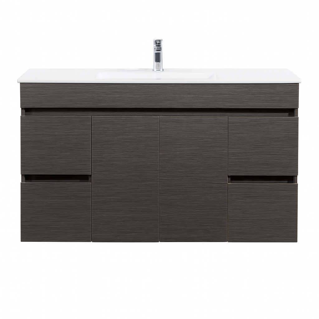 EV Series Wall Hung Vanity with Ceramic Top
