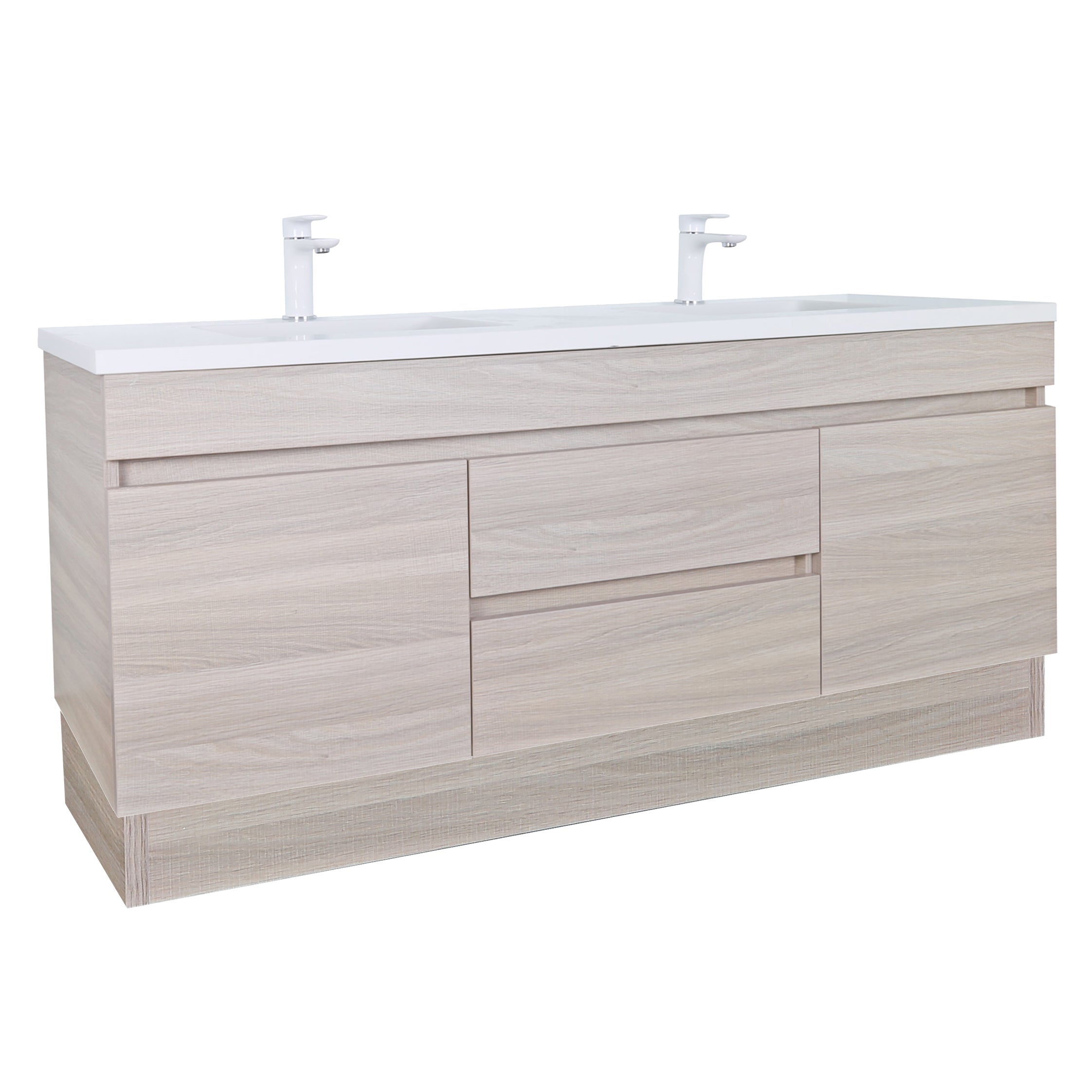 EV Series Wall Hung Vanity with Ceramic Top