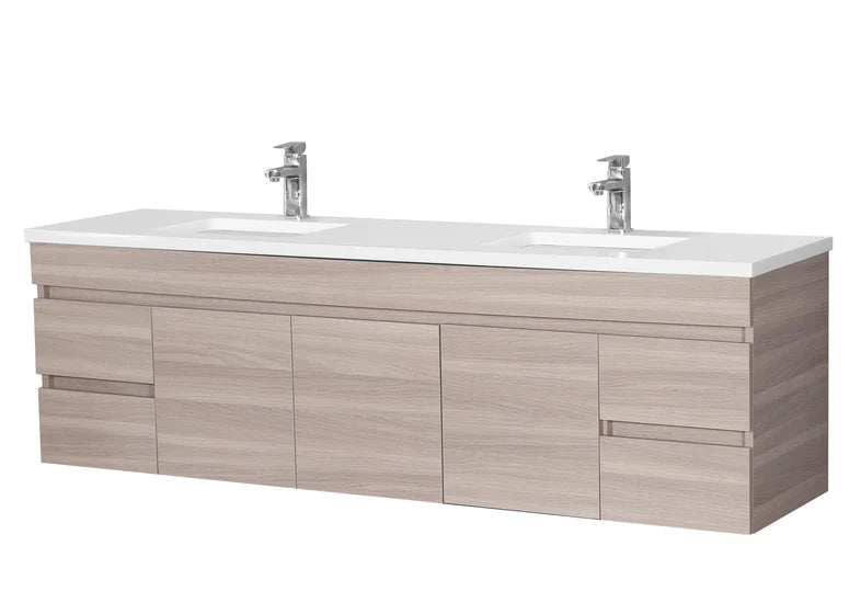 Evie - Wall Hung Vanity with Ceramic Top