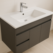 EV Series Wall Hung Vanity with Ceramic Top