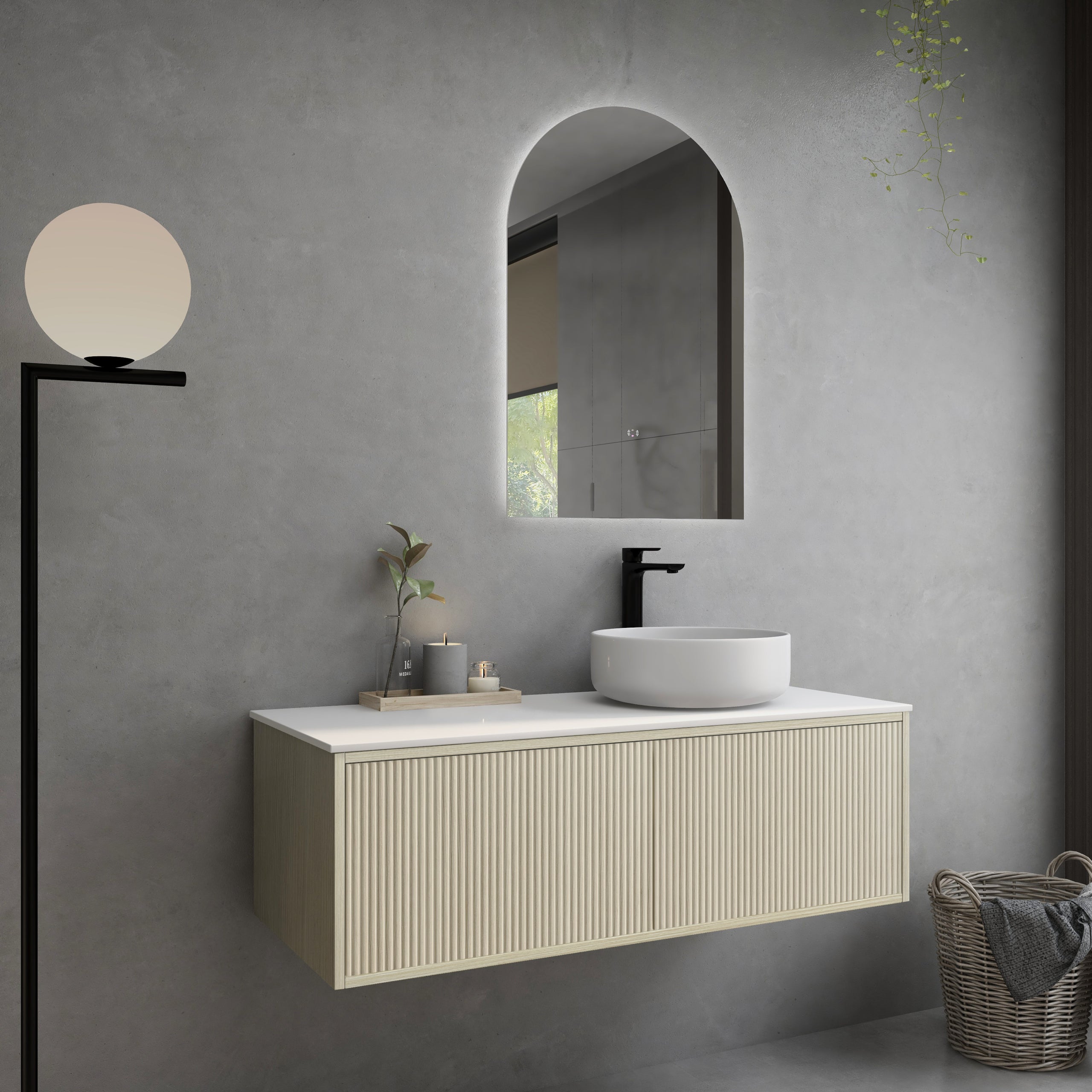Bellevue Ensuite (Slim) - Wall Hung Vanity