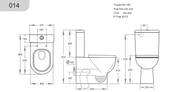 Mercury BTW Toilet Suite 665x375x810mm