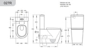 Elvera – Ambulant Rimless Toilet Suite (KDK027R)