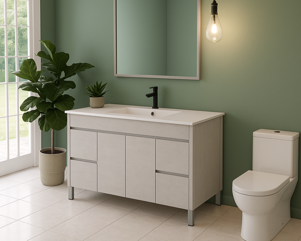 NC Series Wall Hung Vanity with Ceramic Top