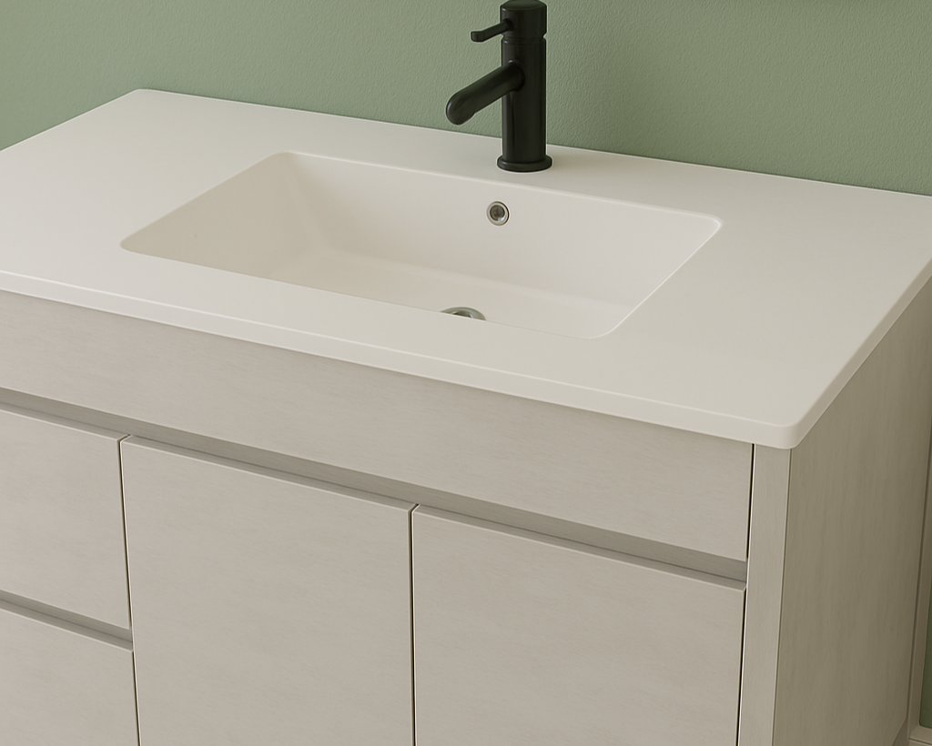 NC Series Wall Hung Vanity with Ceramic Top