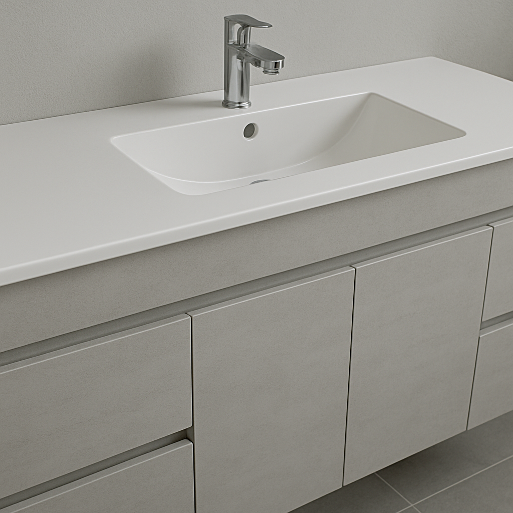 NC Series Wall Hung Vanity with Ceramic Top