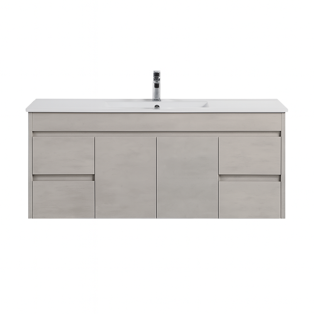 NC Series Wall Hung Vanity with Ceramic Top