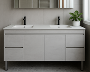 NC Series Wall Hung Vanity with Ceramic Top