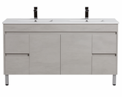 NC Series Wall Hung Vanity with Ceramic Top