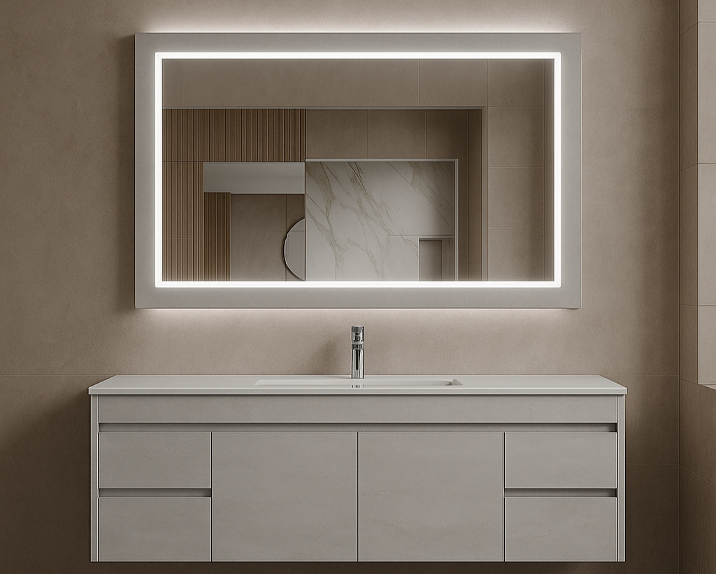 NC Series Wall Hung Vanity with Ceramic Top