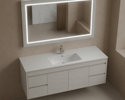 NC Series Wall Hung Vanity with Ceramic Top