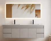 NC Series Wall Hung Vanity with Ceramic Top