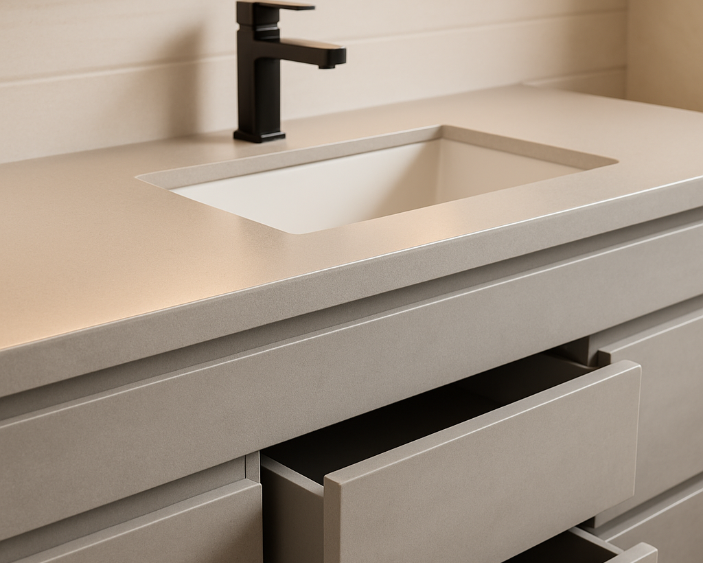 NC Series Wall Hung Vanity with Ceramic Top