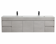NC Series Wall Hung Vanity with Ceramic Top