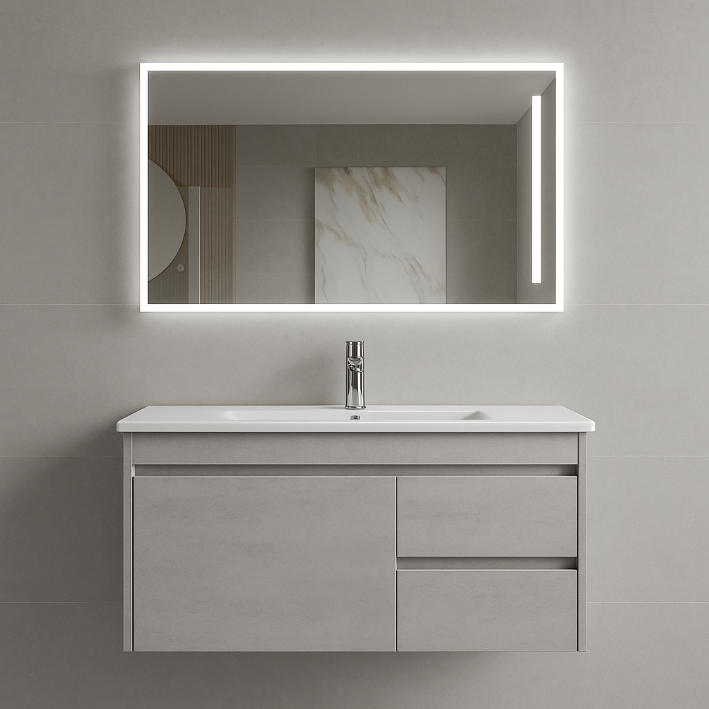 NC Series Wall Hung Vanity with Ceramic Top