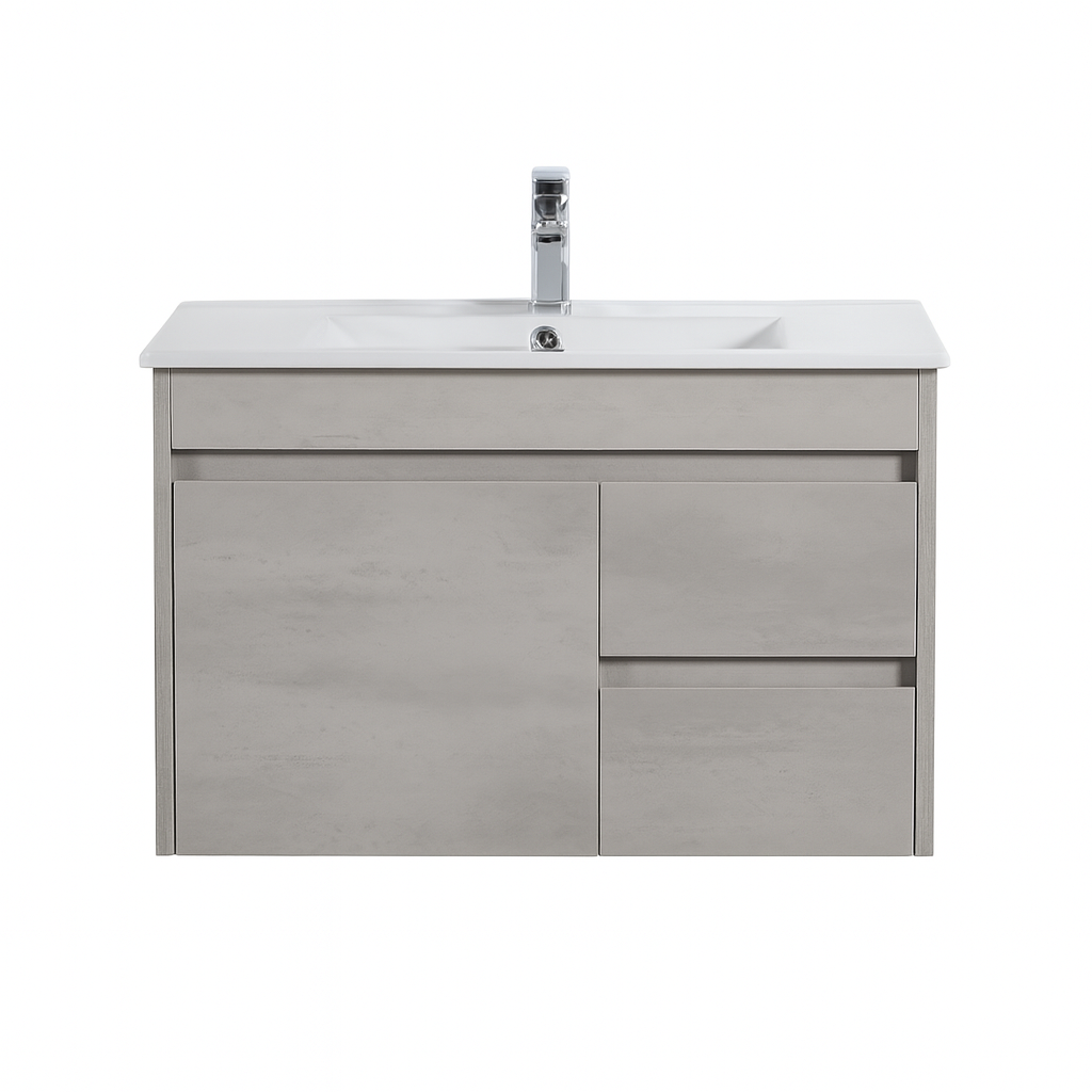 NC Series Wall Hung Vanity with Ceramic Top