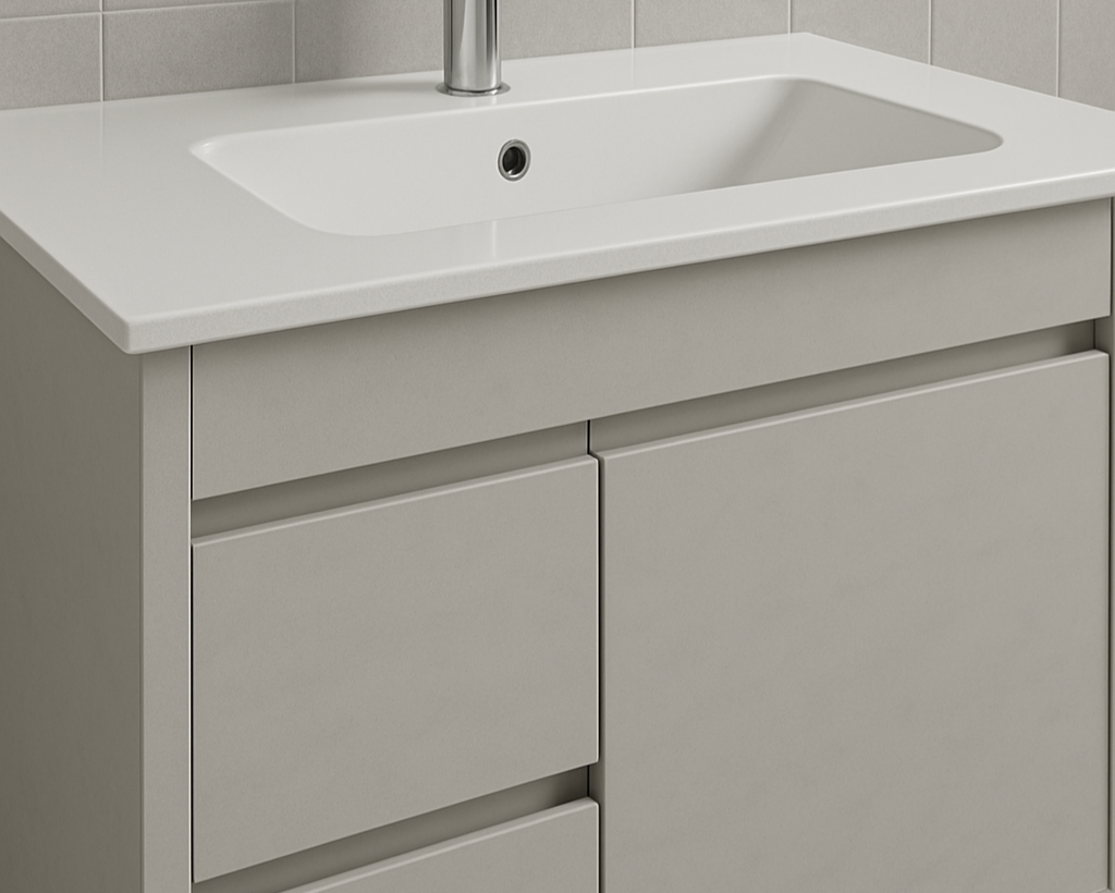NC Series Wall Hung Vanity with Ceramic Top