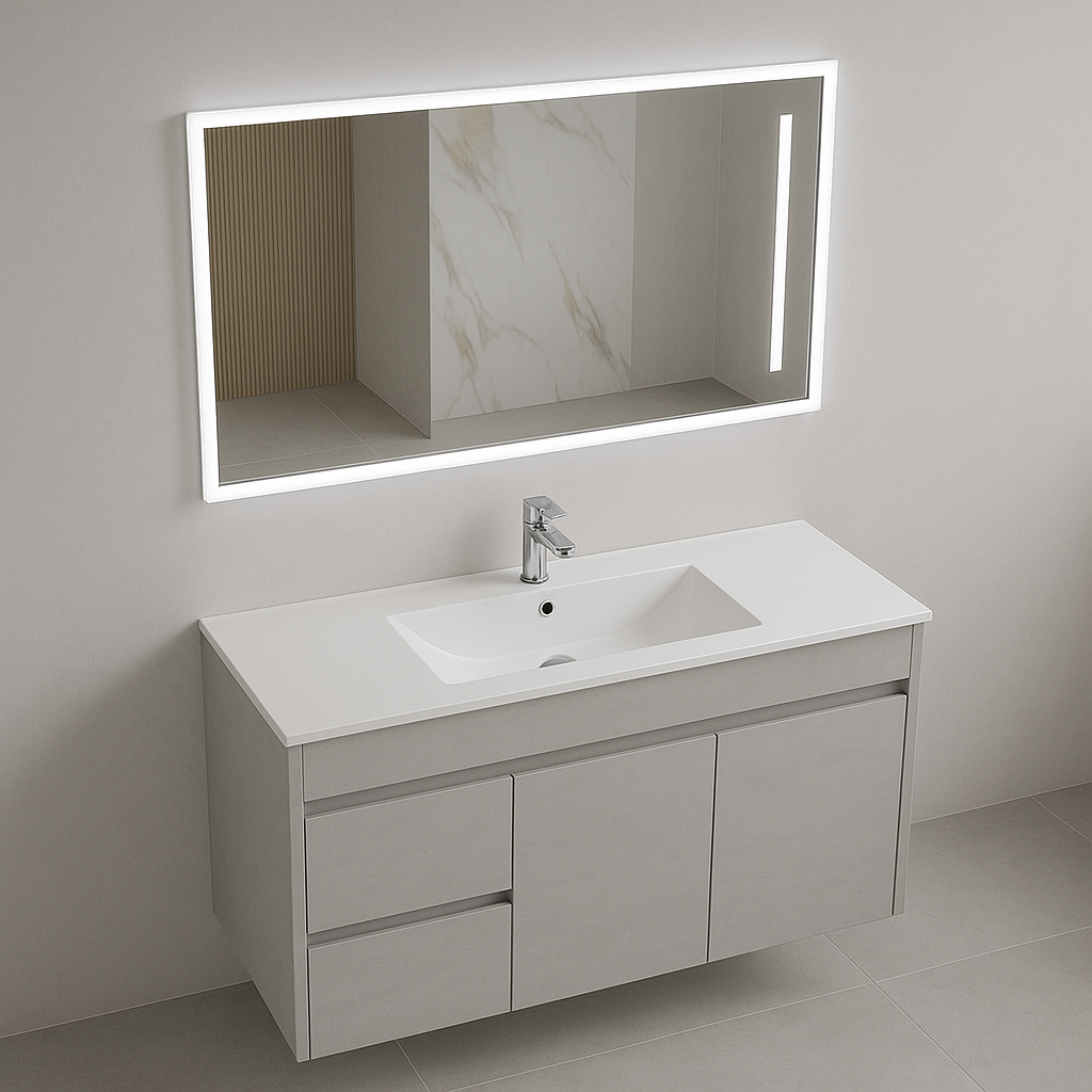 NC Series Wall Hung Vanity with Ceramic Top
