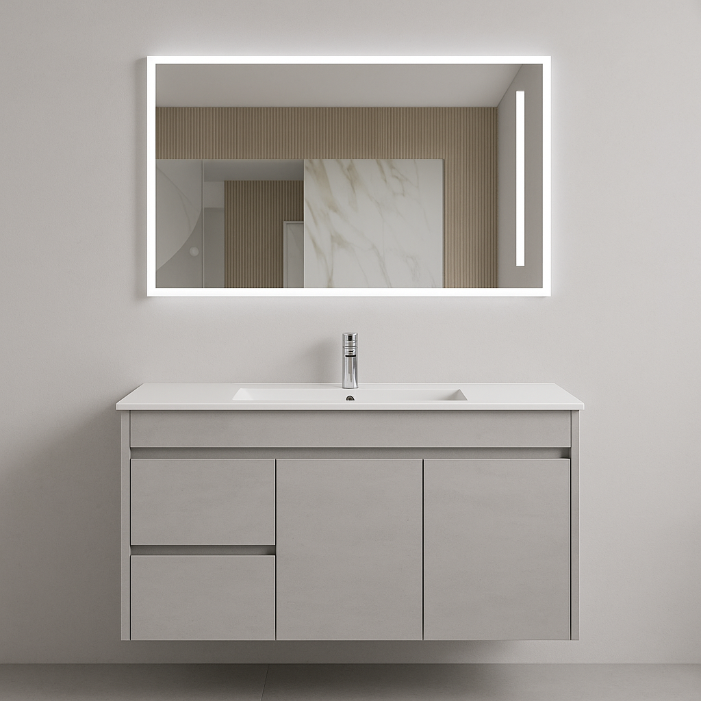 NC Series Wall Hung Vanity with Ceramic Top