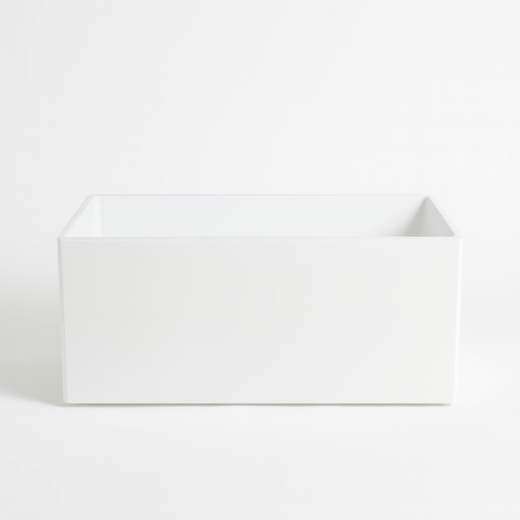 Theo – Matte White Multifit Freestanding Bathtub