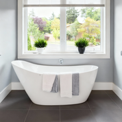 Bevel - Matte White Bathtub