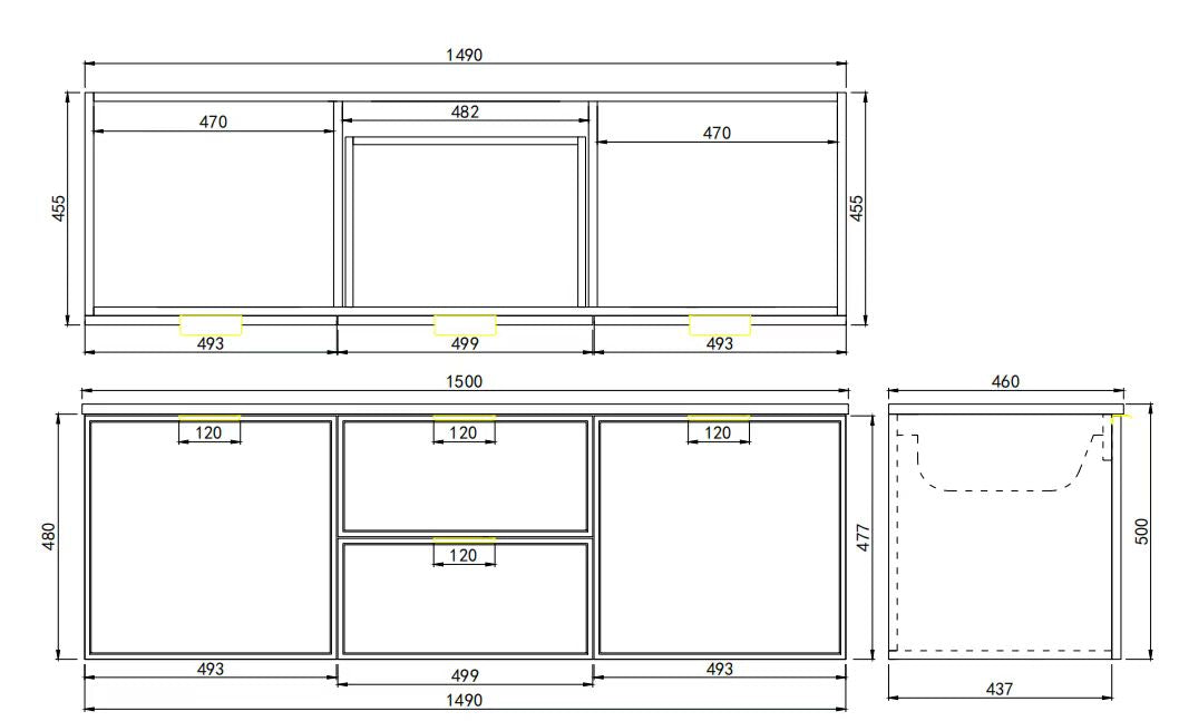 Miami Wall Hung Vanity