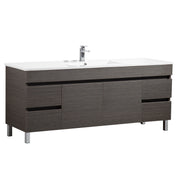 EV Series Wall Hung Vanity with Ceramic Top