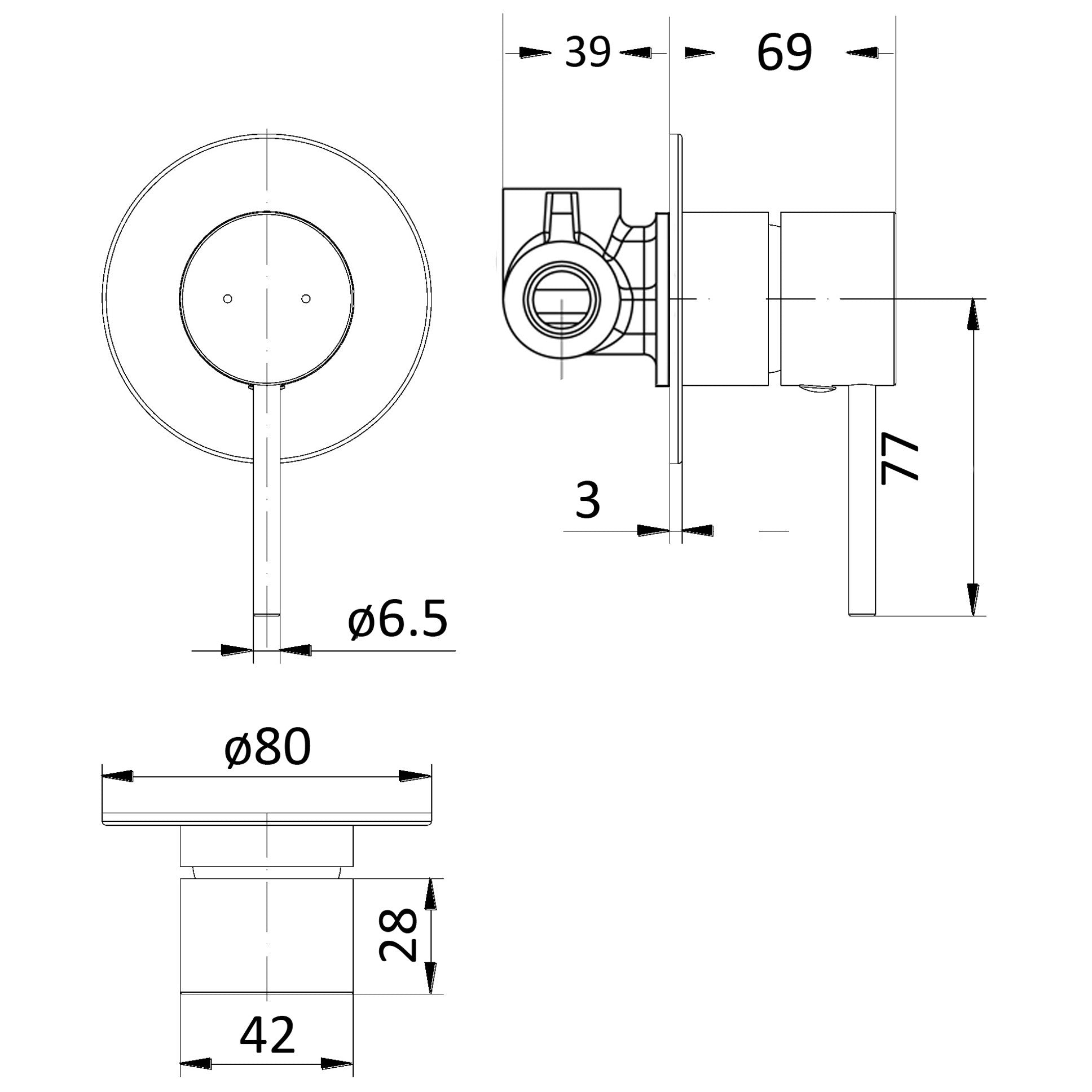 Hali Wall Mixer
