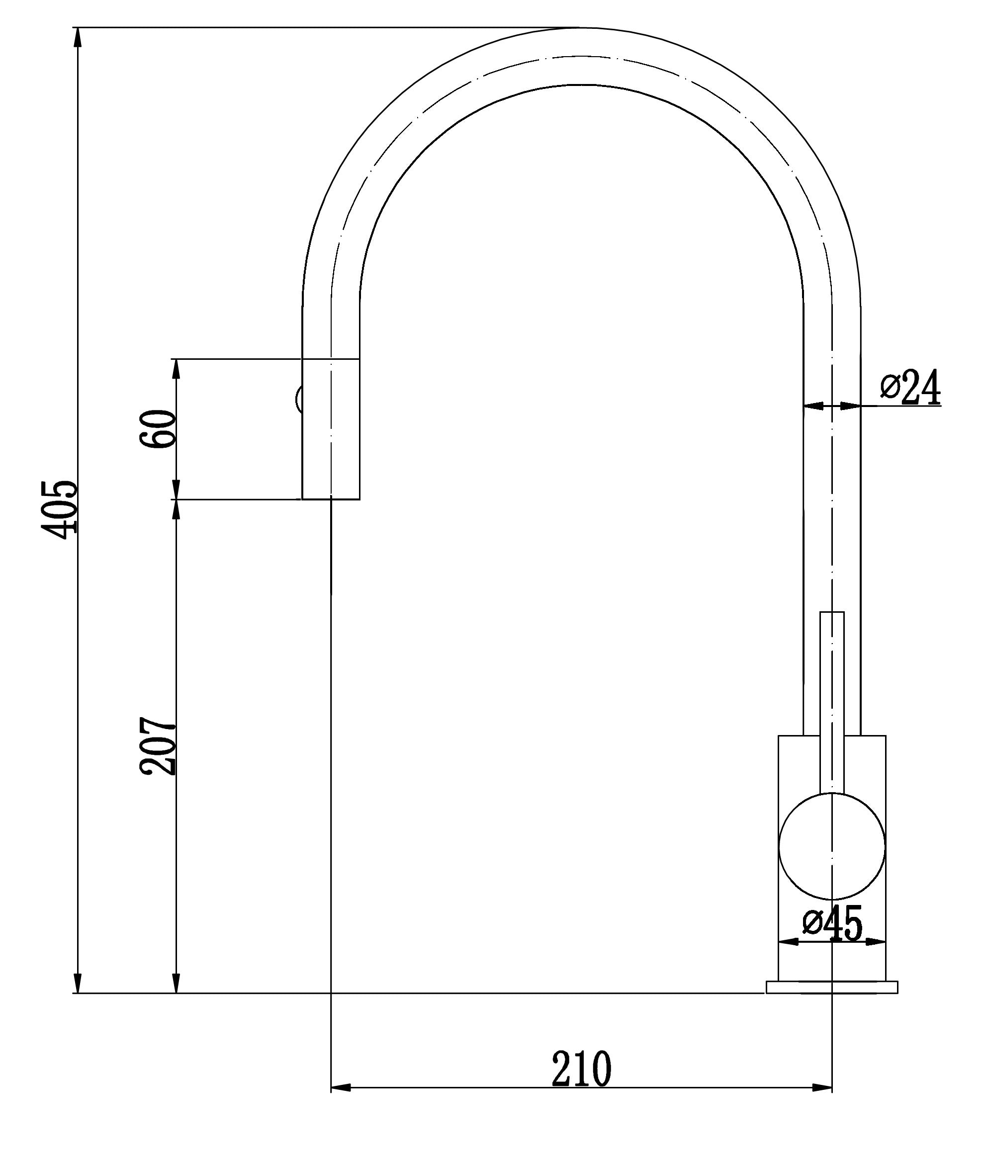 Otus Sink Mixer Pull-out