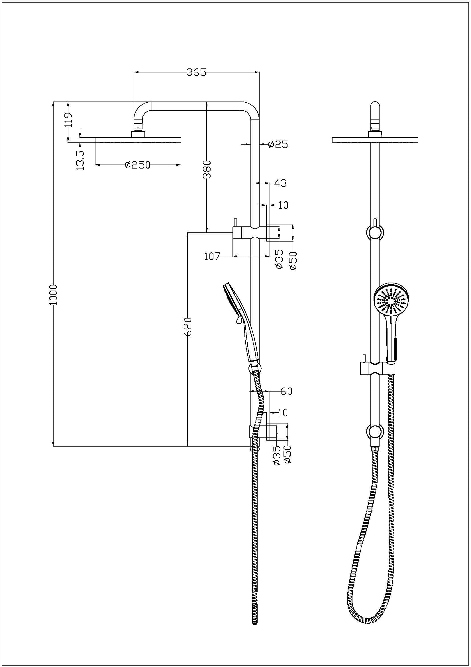 Otus Multi-Function Shower Set