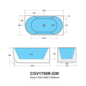 Capri Corner Bathtub