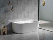 Bari Back To Wall Bathtub