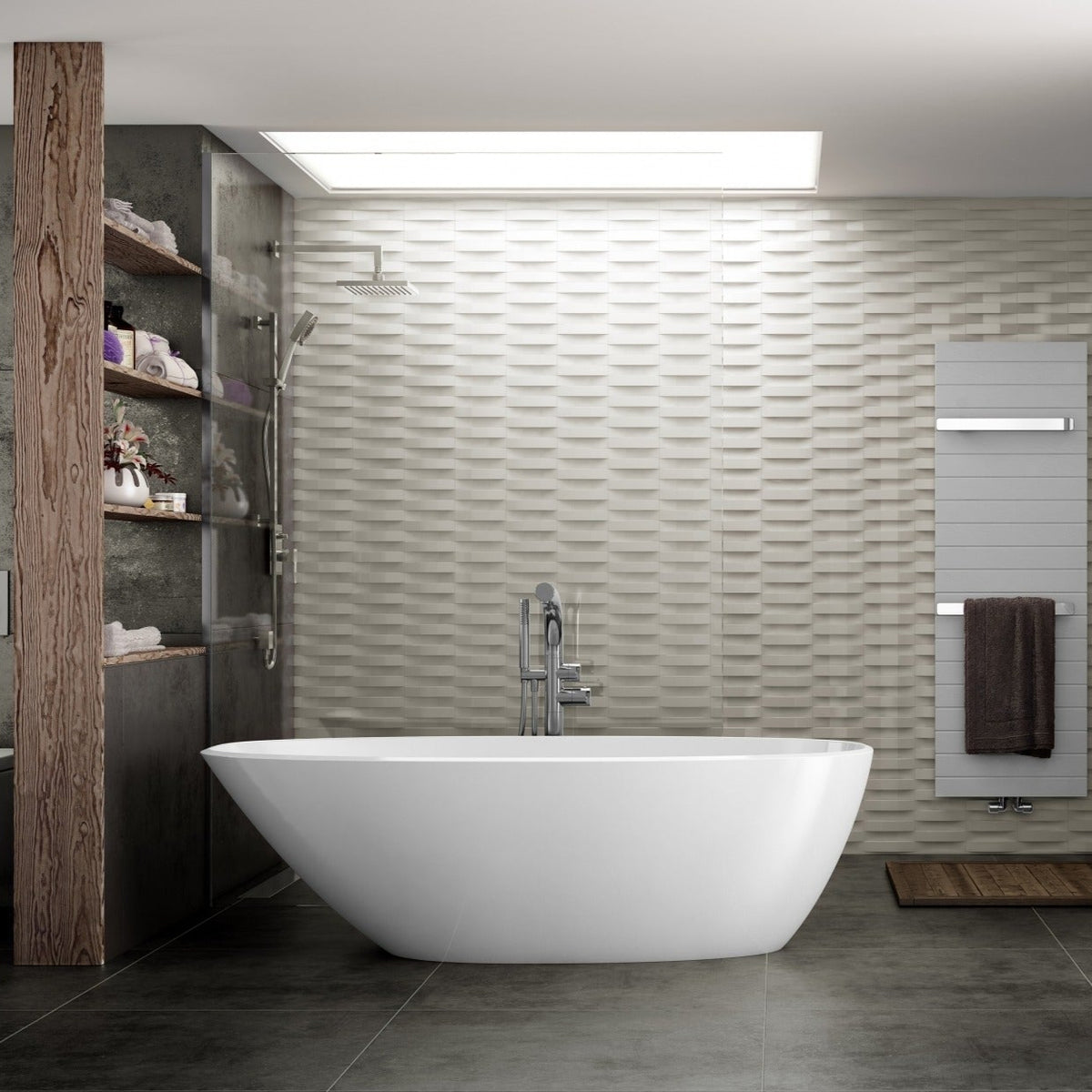 Veda – 1700mm Freestanding Bathtub