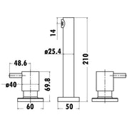 Bath Chrome Tap Set