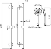 Otus Rail Shower