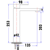 Rosa Basin Mixer High Rise