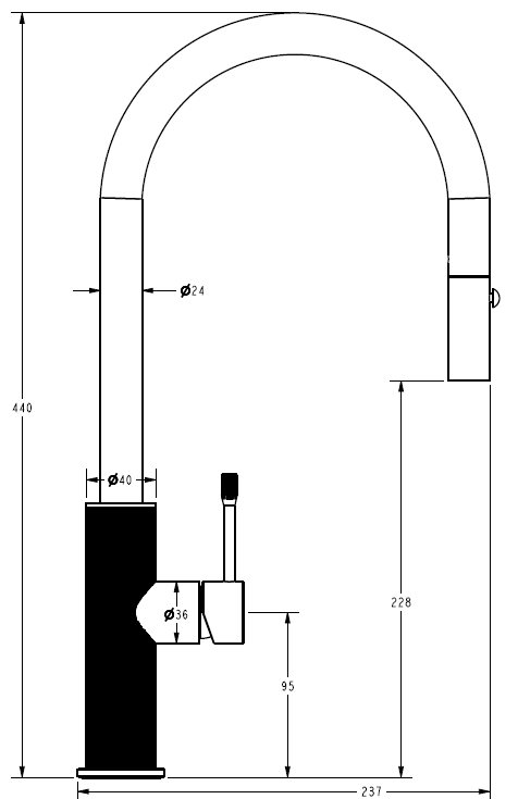 Linie Pull-Out Sink Mixer